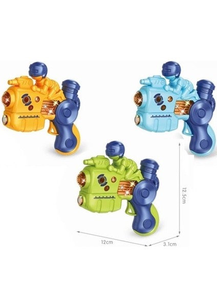 MXT-317- Vardem Işıklı ve Sesli Projeksiyonlu Adamlı Tabanca -1ADET Stokta Olan Gönderilir Kız Erkek