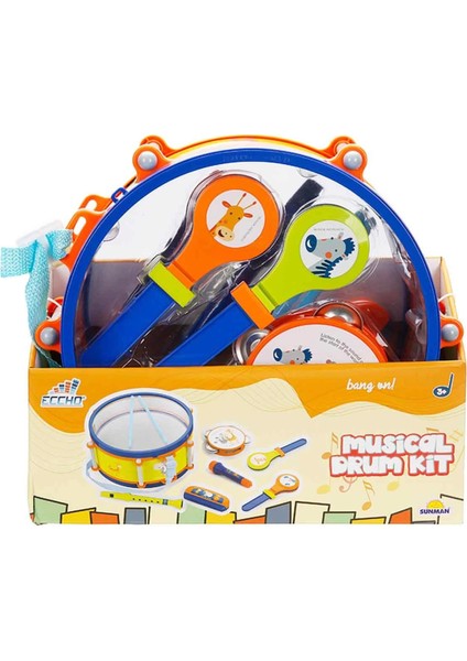 Eccho Çocuk Müzik Aletleri Seti Kız Erkek Çocuk Oyuncak Eğitici Oyuncaklar