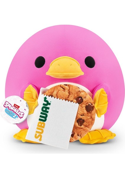 5UA03000 Snackles Aburcubur Dev Peluş 35CM Kız Erkek Çocuk Oyuncak Eğitici Oyuncaklar