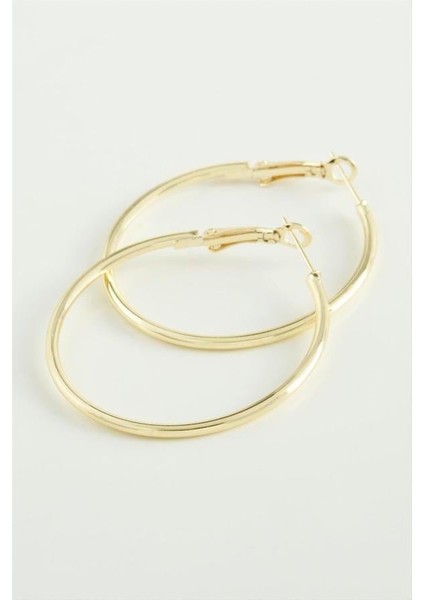 Techmrt Boru Halka Küpe 4 Cm-Sarı fiyatları