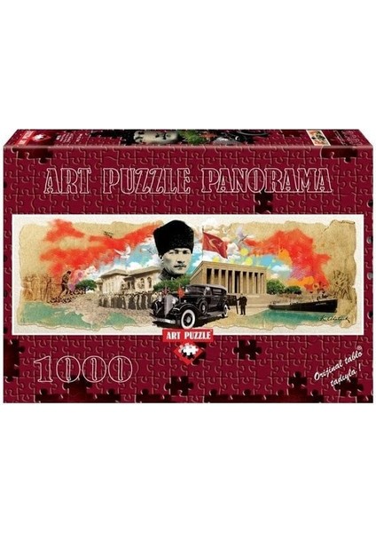 4476 Art Puzzle Atatürk Kolajı 1000 Parça Panorama Puzzle Kız Erkek Çocuk Oyuncak Eğitici Oyuncaklar fiyatları
