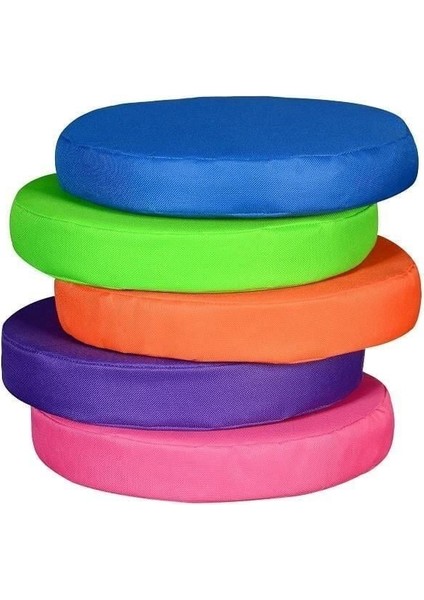 AND-5088 Anaokulu Kreş 5li Yuvarlak Minder Seti 30CM Kız Erkek Çocuk Oyuncak Eğitici Oyuncaklar