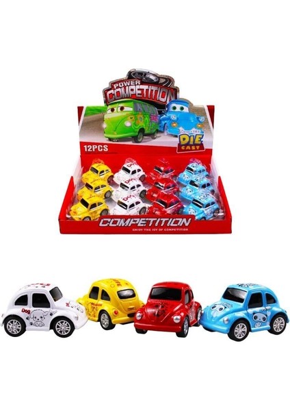 KZL-1300A-14 Cek Bırak Vosvos Arabalar 240 Kız Erkek Çocuk Oyuncak Eğitici Oyuncaklar