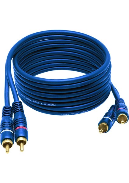 XT-003-5M Anfi Kablosu 2 Rca 2 Rca 5 Metre Bakır