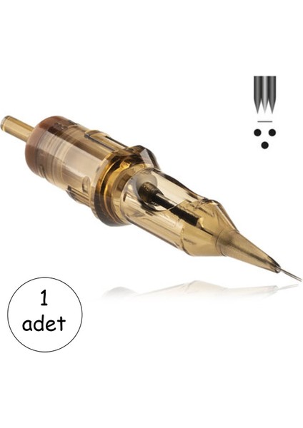 Kartuş Dövme ve Kalıcı Makyaj Iğnesi 3rs - Dolgu ve Gölge Iğnesi #1203RS - Cartridge Tattoo Needle