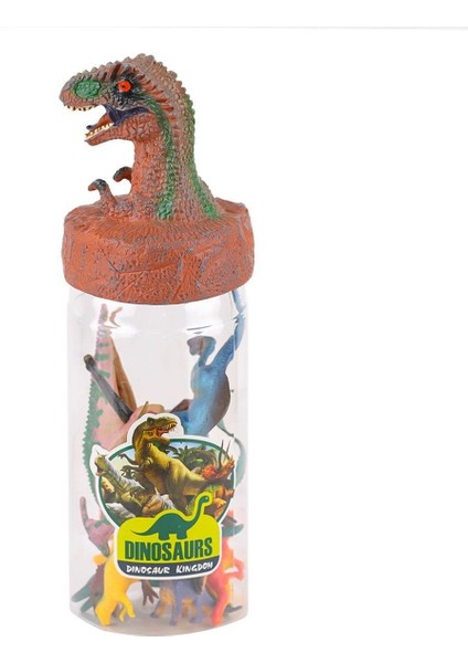 PP33-3 Dinazor Hayvan Seti Tüp Kız Erkek Çocuk Oyuncak Eğitici Oyuncaklar