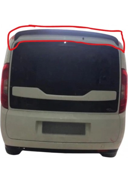 Fiat Doblo 3-4 2011-2020 Fiber Spoiler (( Beyaz Boyalı ))