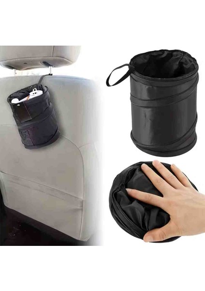 Araba Portatif Çöp Kovası Karavan Kamp Yer Kaplamayan Tasarım modelleri