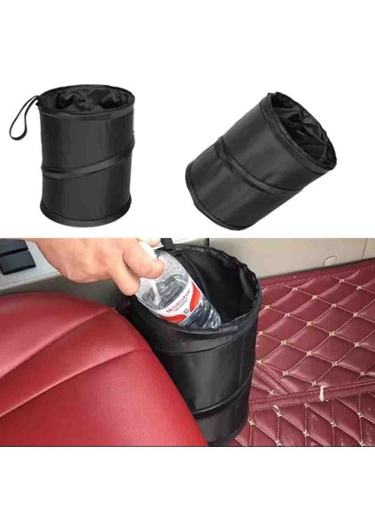 Araba Portatif Çöp Kovası Karavan Kamp Yer Kaplamayan Tasarım indirimleri