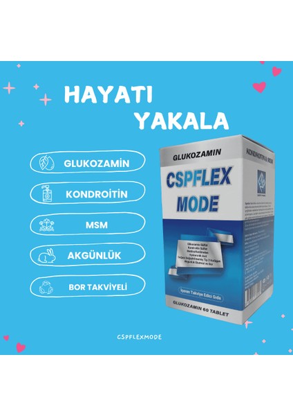 2 Adet Glukozamin Kondroitin Msm