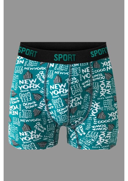 Erkek Desenli Premium Penye Pamuklu Likralı Boxer - 10'lu Set fiyatları