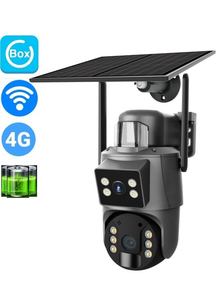 Ys-10 Solar Pro Max Solar Sim Kartlı Ip Kamera