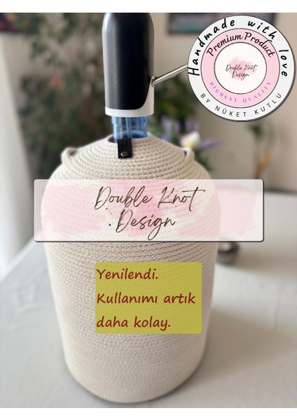 Damacana Kılıfı Dekoratif Sepet - Organizer Hasır Jüt Tress Sebil Kılıfı fiyatları