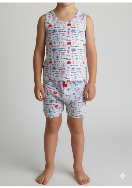 Erkek Çocuk Atlet ve Boxer Takım – Rahat ve Konforlu Ev Giyim
