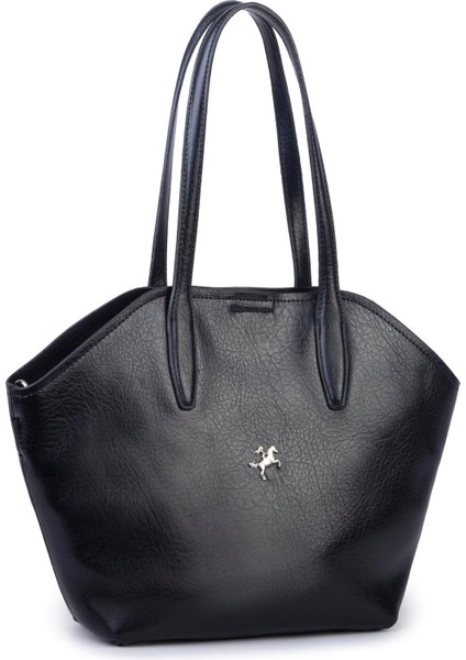 Kadın Büyük Boy Omuz Çantası Çapraz Askılı Siyah Victoria