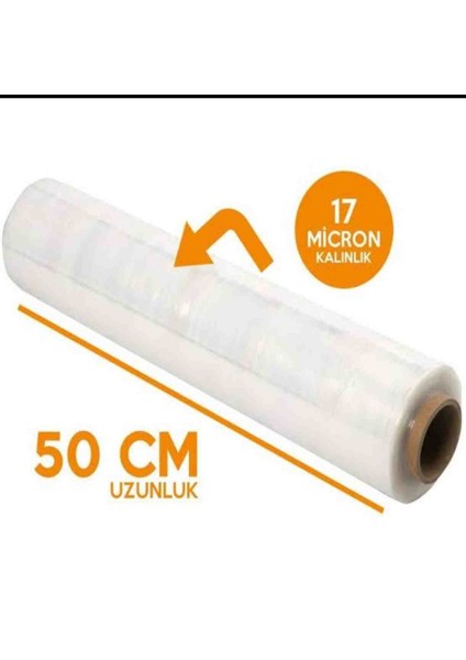 2000 Gram 17 Micron 50CM Streç ( 6 adet 1 koli )
