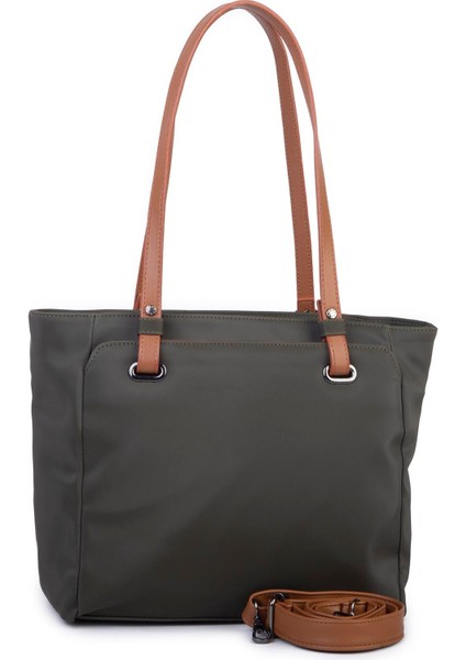 Kadın Büyük Boy Omuz Çantası Haki Taba Buzzy fiyatları