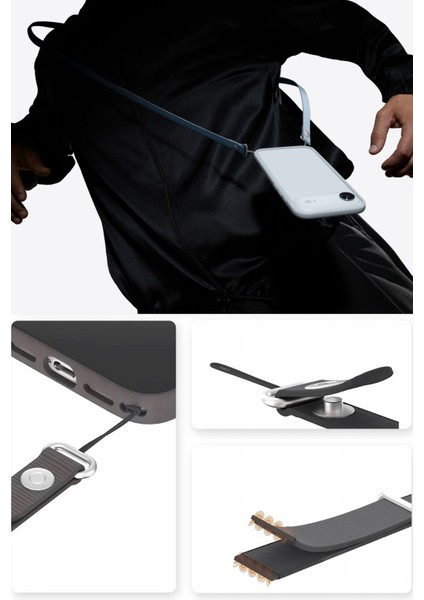 iPhone 17 Serisiyle Uyumlu Çapraz Telefon Askısı (Sadece Açıklamada Belirtilen Model Kılıflarla Uyumludur) modelleri