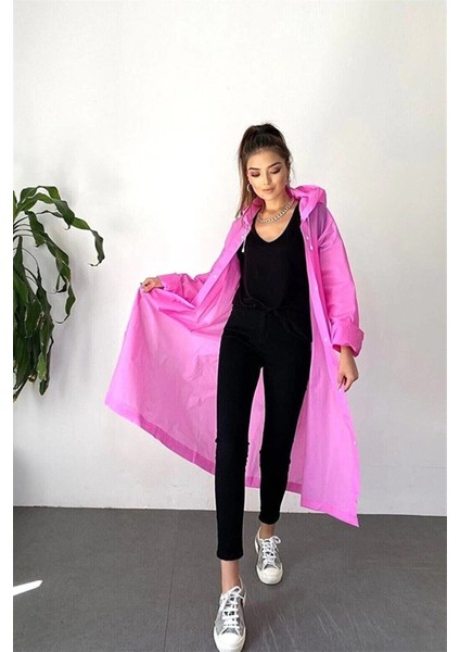 Yağmurluk Unisex Mrc 881 - Pembe