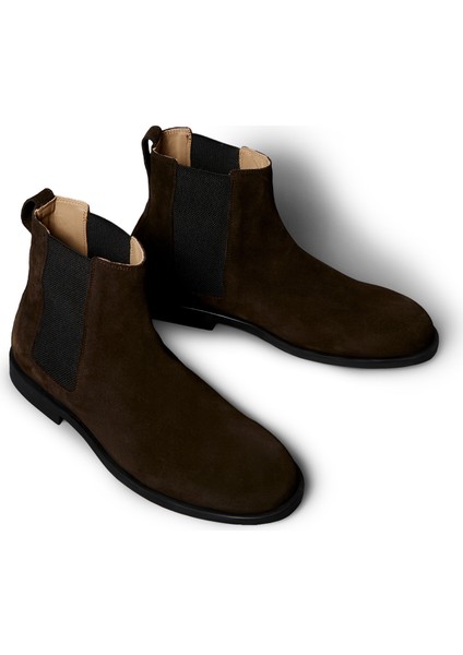 Koyu Kahve Erkek Bot Ess Rubber Chelsea Su modelleri