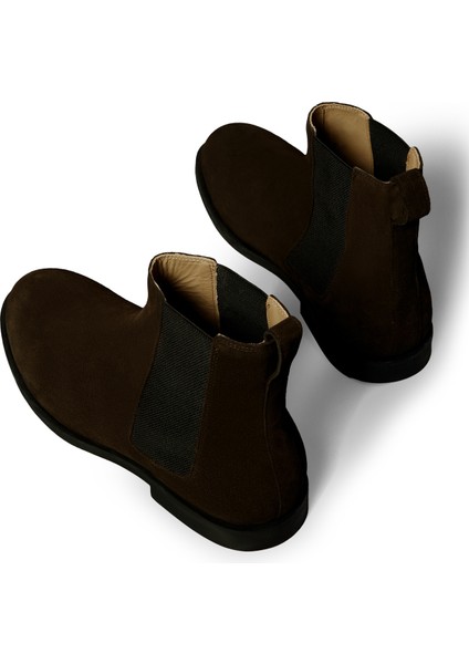 Koyu Kahve Erkek Bot Ess Rubber Chelsea Su indirimleri