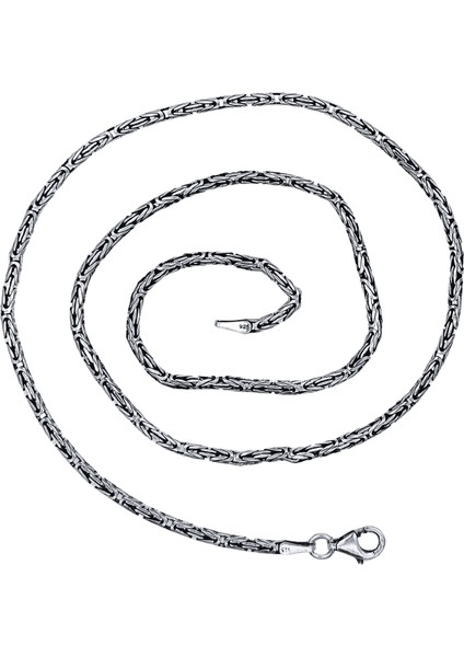 925 Ayar Gümüş Kral Zincir Kolye 2,5 mm 55 cm