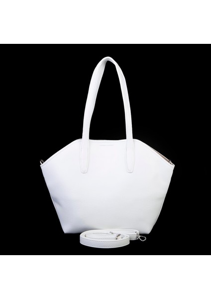 Kadın Büyük Boy Omuz Çantası Çapraz Askılı Beyaz Victoria modelleri