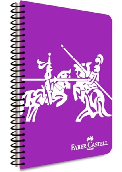 Knights A4 100 Yaprak Plastik Kapak Spiralli Defter Çizgisiz