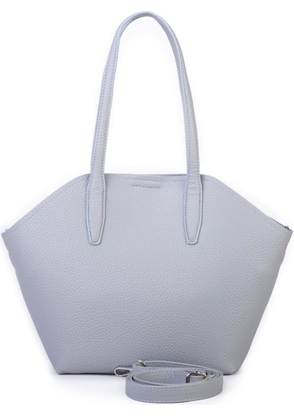 Kadın Büyük Boy Omuz Çantası Çapraz Askılı Gri Lopez modelleri