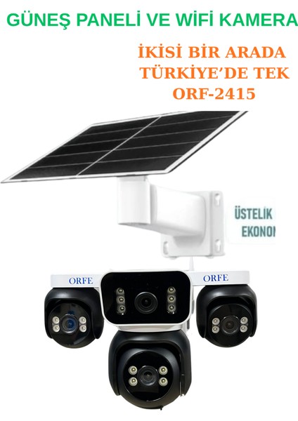 Güneş Panelli Wifi Kamera fiyatları