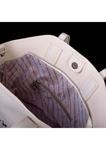 Kadın Büyük Boy Omuz Çantası Çapraz Askılı Krem Lopez indirimleri