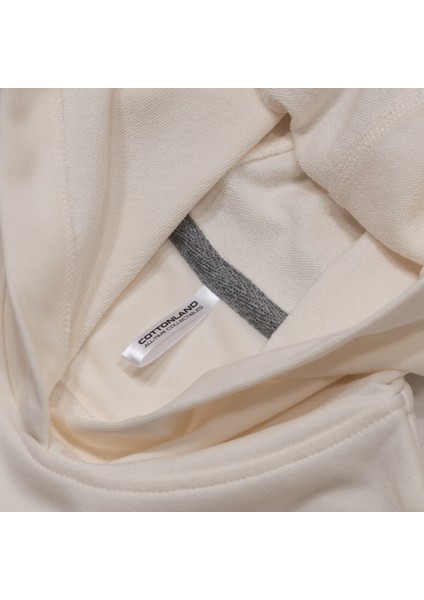 Kadın Eleni Rahat Kesim Yırtmaçlı Kapüşonlu Sweatshirt fırsatları