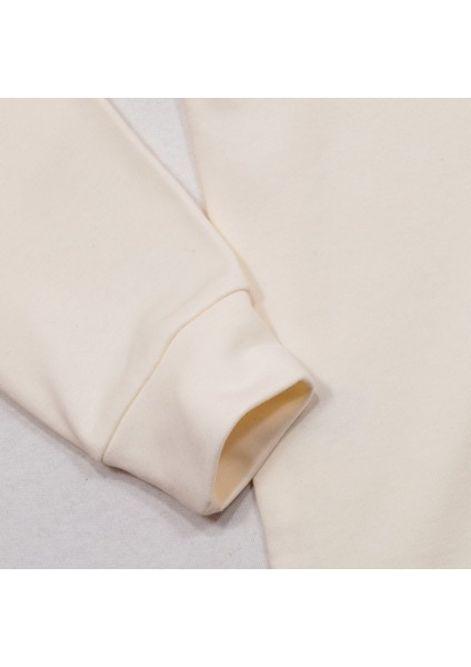 Kadın Eleni Rahat Kesim Yırtmaçlı Kapüşonlu Sweatshirt