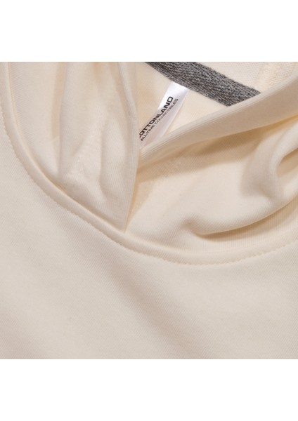 Kadın Eleni Rahat Kesim Yırtmaçlı Kapüşonlu Sweatshirt