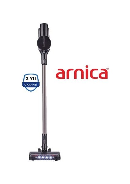 Solara ET13454 Şarjlı Işıklı Dik Süpürge