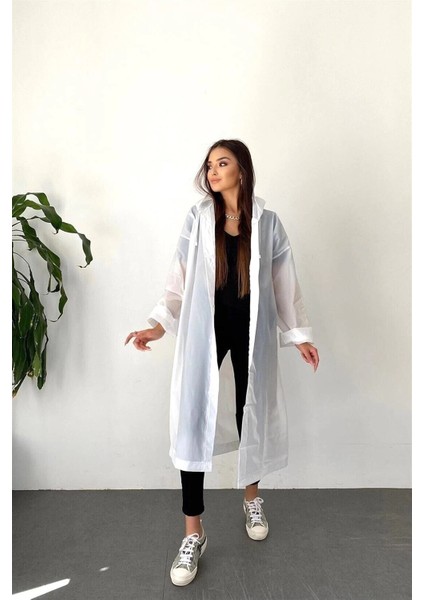 Yağmurluk Unisex Mrc 881 - Beyaz