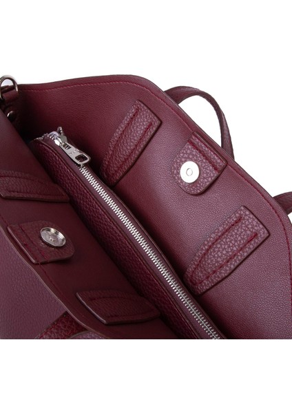 Kadın Büyük Boy Omuz Çantası Çapraz Askılı Bordo Lopez fırsatları