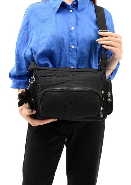 Çapraz Askılı Ultra Hafif Çok Cepli Omuz Çantası Klinkıl Kumaş fiyatları