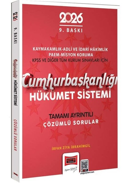 Yargı 2026 Kpss ve Diğer Tüm Kurum Sınavları Için Cumhurbaşkanlığı Hükümet Sistemi Çözümlü Sorular