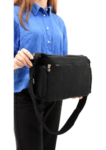 Çapraz Askılı Ultra Hafif Çok Cepli Omuz Çantası Klinkıl Kumaş modelleri