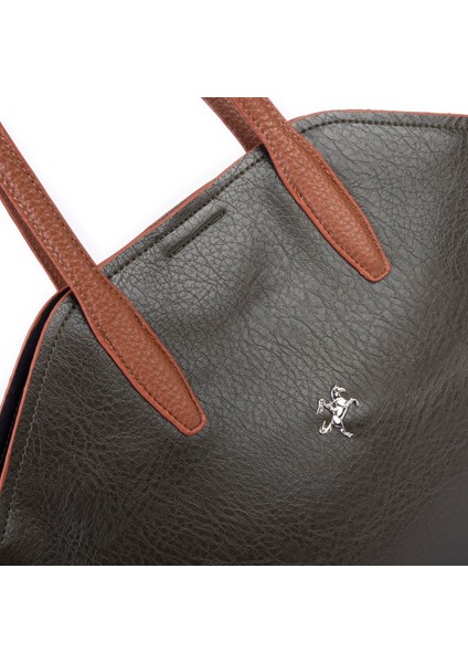 Kadın Büyük Boy Omuz Çantası Çapraz Askılı Haki Taba Victoria fiyatları