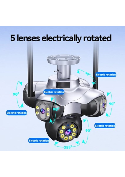 Türkiyede Ilk 5 Kameralı Wifi Kamera Yoosee Ys-5k