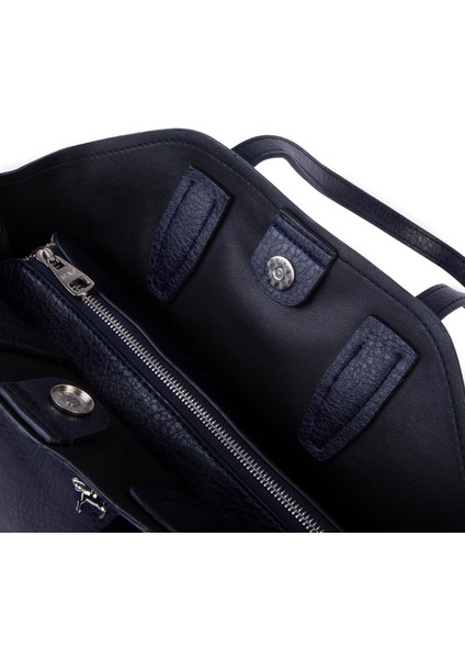 Kadın Büyük Boy Omuz Çantası Çapraz Askılı Lacivert Victoria fırsatları