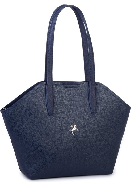 Kadın Büyük Boy Omuz Çantası Çapraz Askılı Lacivert Lopez