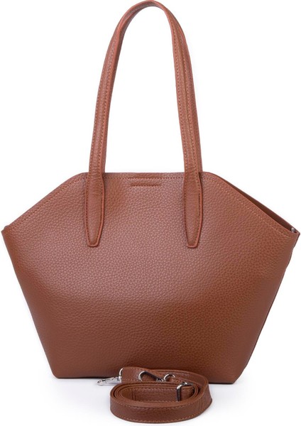 Kadın Büyük Boy Omuz Çantası Çapraz Askılı Taba Lopez modelleri