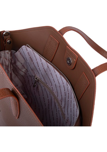 Kadın Büyük Boy Omuz Çantası Çapraz Askılı Vizon Taba Lopez indirimleri