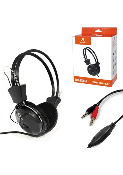 JH-808 Kablolu Pc Kulak Üstü Kulaklık 3.5mm Jack Mikrofonlu