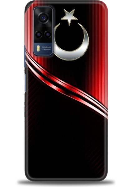 Vivo Y53S Kılıf Hd Baskılı Kılıf + Seramik Tam Kaplayan Ekran Koruyucu 31