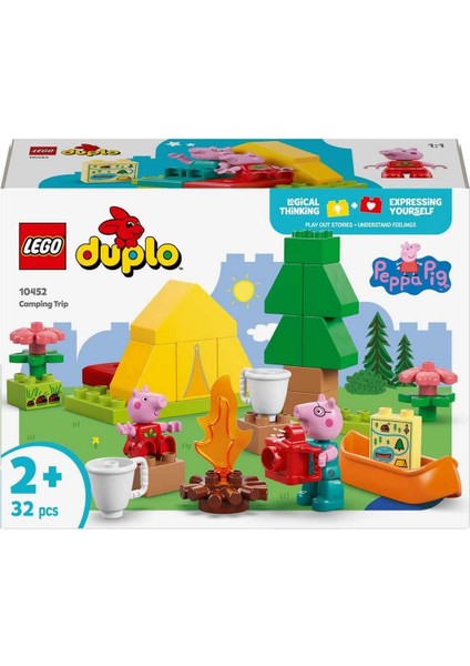 LEGO Duplo Peppa Pig Kamp Gezisi 10452 Kız Erkek Çocuk Oyuncak Eğitici Oyuncaklar modelleri