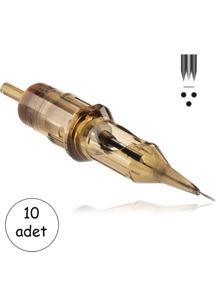 Kartuş Dövme ve Kalıcı Makyaj Iğnesi 3rs 10’lu Set – Dolgu ve Gölge Iğnesi #1203RS Cartridge Needle